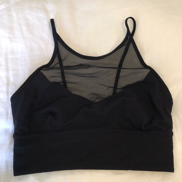 lululemon athletica Other - Lululemon Scallop Mesh Longline Sports Bra